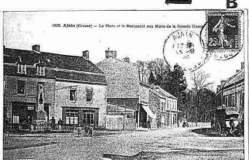 Ville de AJAIN Carte postale ancienne