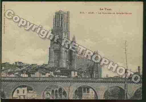 Ville de ALBI Carte postale ancienne