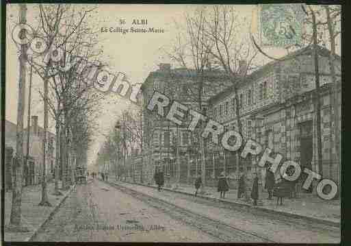 Ville de ALBI Carte postale ancienne