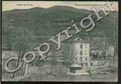 Ville de ALETLESBAINS Carte postale ancienne