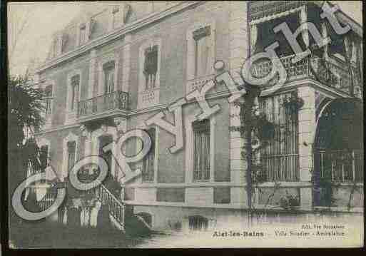 Ville de ALETLESBAINS Carte postale ancienne