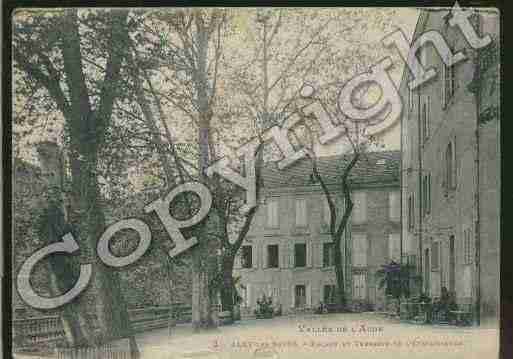 Ville de ALETLESBAINS Carte postale ancienne