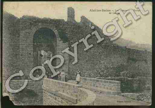 Ville de ALETLESBAINS Carte postale ancienne
