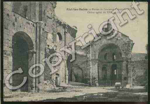 Ville de ALETLESBAINS Carte postale ancienne