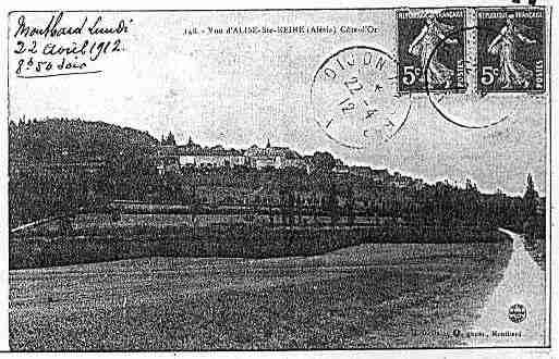 Ville de ALISESAINTEREINE Carte postale ancienne