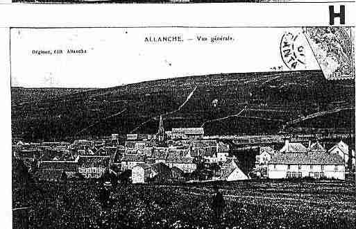 Ville de ALLANCHE Carte postale ancienne