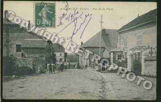 Ville de AMANCEY Carte postale ancienne