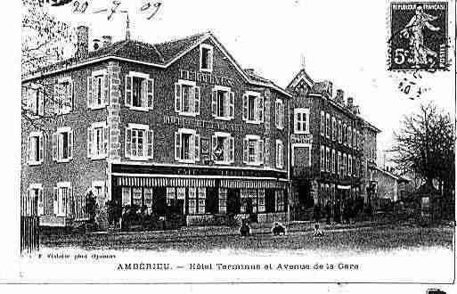 Ville de AMBERIEUENBUGEY Carte postale ancienne