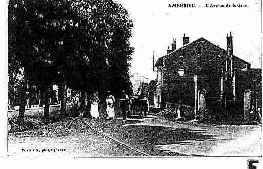 Ville de AMBERIEUENBUGEY Carte postale ancienne