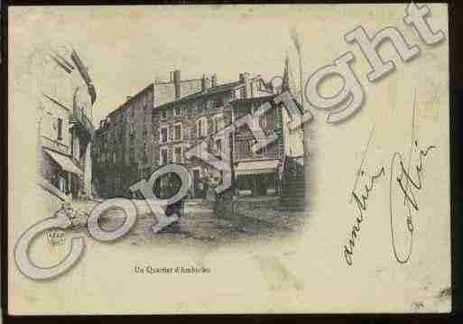 Ville de AMBERIEUENBUGEY Carte postale ancienne