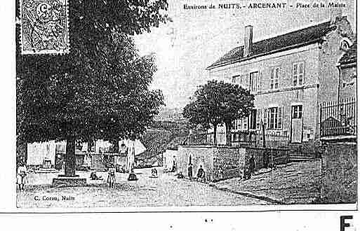 Ville de ARCENANT Carte postale ancienne