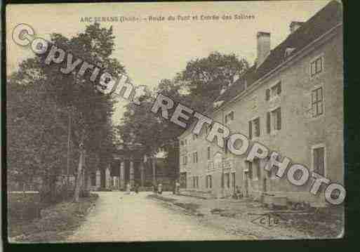 Ville de ARCETSENANS Carte postale ancienne