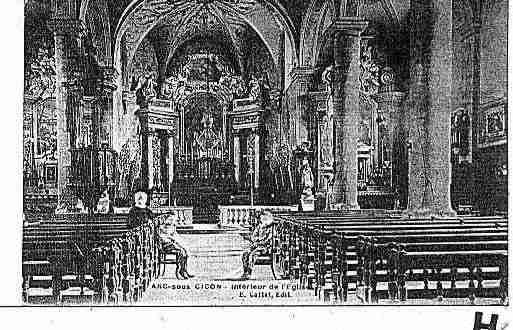 Ville de ARCSOUSCICON Carte postale ancienne