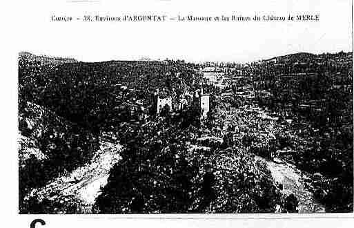 Ville de ARGENTAT Carte postale ancienne