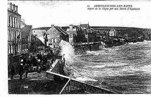 Ville de ARROMANCHESLESBAINS Carte postale ancienne