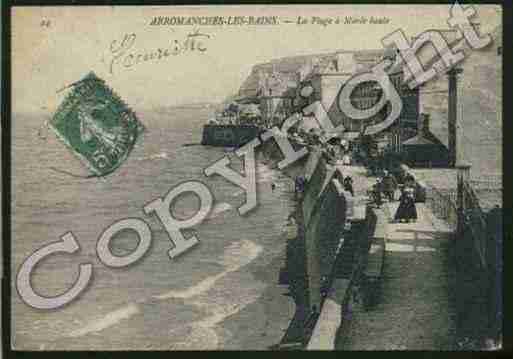 Ville de ARROMANCHESLESBAINS Carte postale ancienne