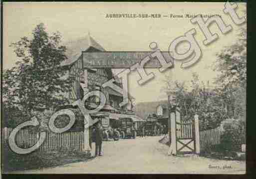 Ville de AUBERVILLE Carte postale ancienne