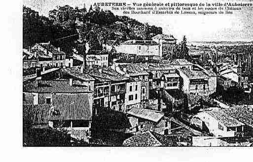 Ville de AUBETERRESURDRONNE Carte postale ancienne