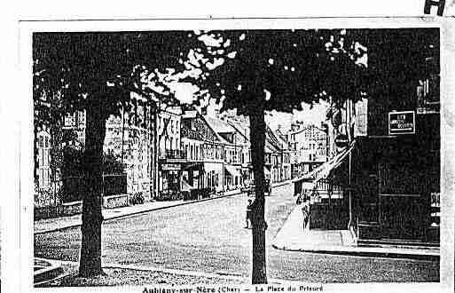 Ville de AUBIGNYSURNERE Carte postale ancienne