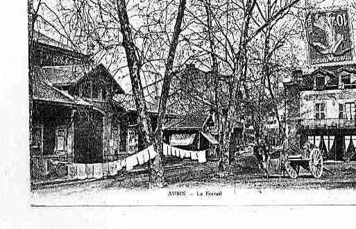 Ville de AUBIN Carte postale ancienne