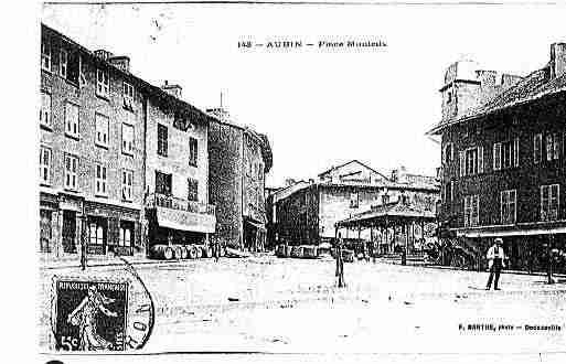 Ville de AUBIN Carte postale ancienne
