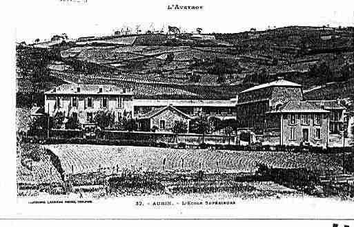 Ville de AUBIN Carte postale ancienne