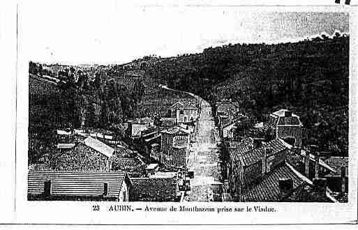 Ville de AUBIN Carte postale ancienne