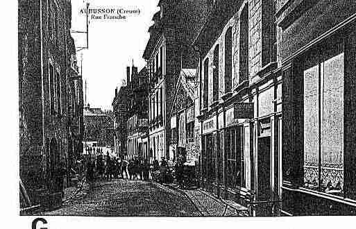 Ville de AUBUSSON Carte postale ancienne