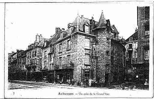 Ville de AUBUSSON Carte postale ancienne