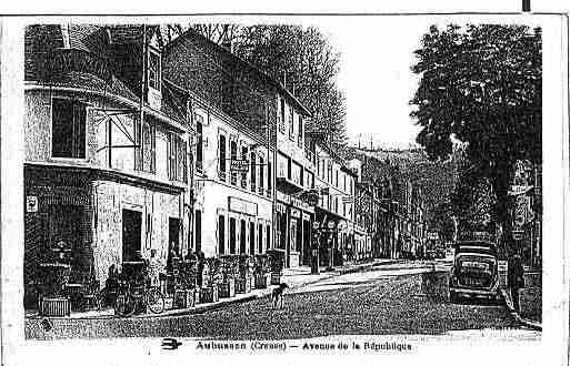 Ville de AUBUSSON Carte postale ancienne