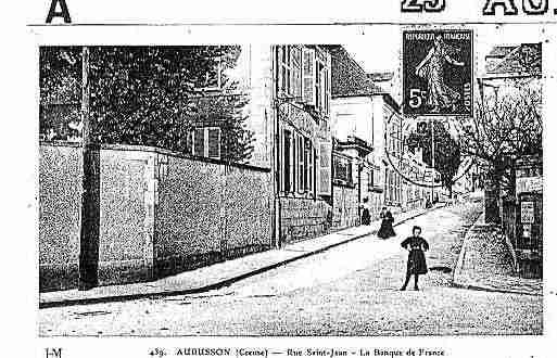 Ville de AUBUSSON Carte postale ancienne