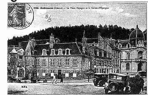 Ville de AUBUSSON Carte postale ancienne