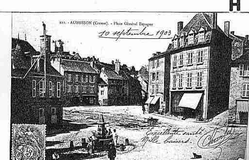 Ville de AUBUSSON Carte postale ancienne