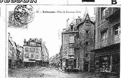 Ville de AUBUSSON Carte postale ancienne