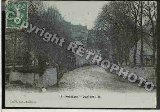 Ville de AUBUSSON Carte postale ancienne