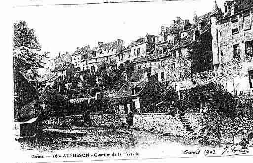 Ville de AUBUSSON Carte postale ancienne