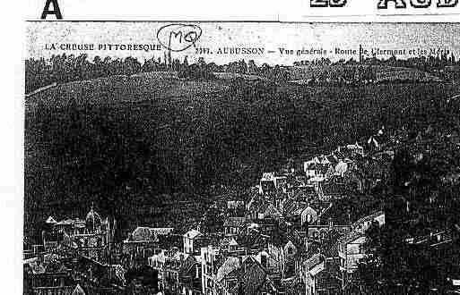 Ville de AUBUSSON Carte postale ancienne