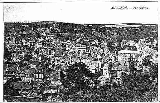 Ville de AUBUSSON Carte postale ancienne