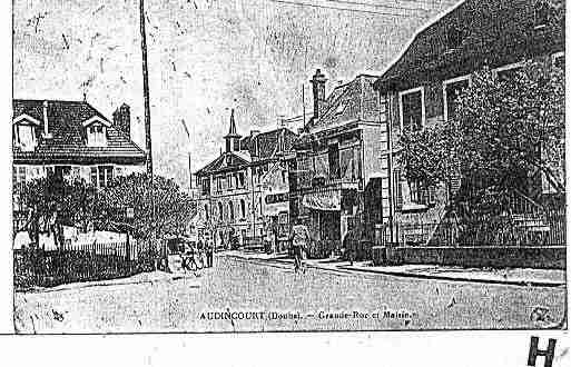 Ville de AUDINCOURT Carte postale ancienne