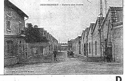 Ville de AUDINCOURT Carte postale ancienne