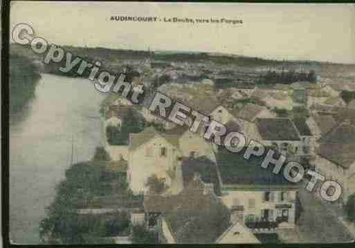 Ville de AUDINCOURT Carte postale ancienne