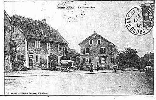 Ville de AUDINCOURT Carte postale ancienne