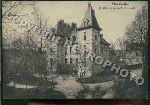 Ville de AURILLAC Carte postale ancienne