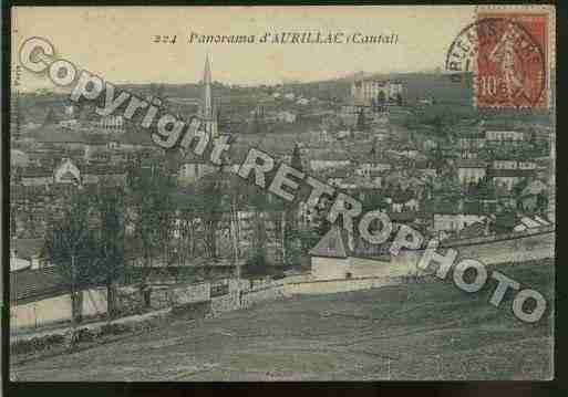 Ville de AURILLAC Carte postale ancienne