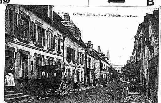 Ville de AUZANCES Carte postale ancienne