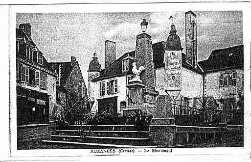 Ville de AUZANCES Carte postale ancienne