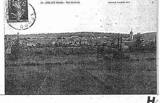 Ville de AVILLEY Carte postale ancienne
