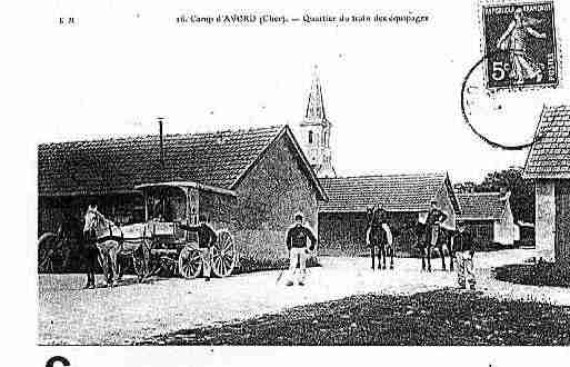 Ville de AVORD Carte postale ancienne