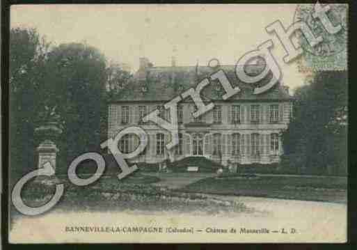 Ville de BANNEVILLELACAMPAGNE Carte postale ancienne