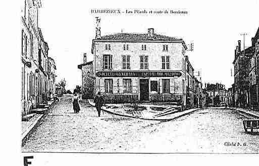 Ville de BARBEZIEUXSAINTHILAIRE Carte postale ancienne